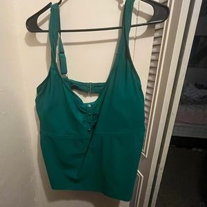 Emerald green swim tank size 2x